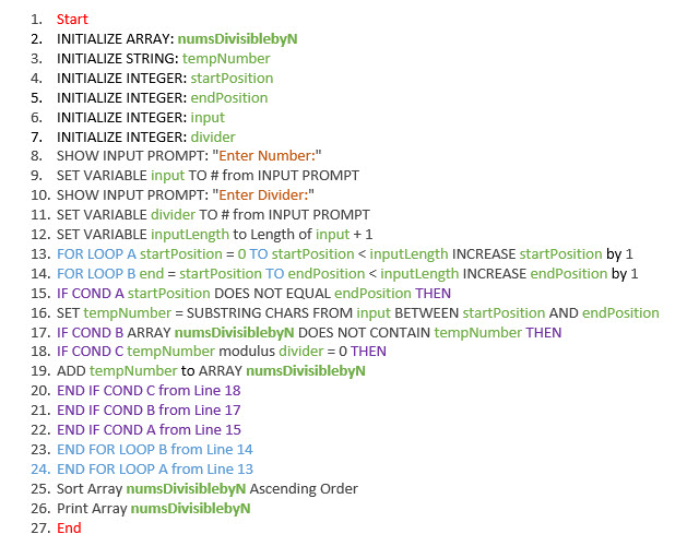 pseudocode